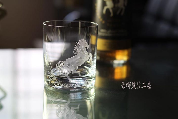 祝賀升官禮物,馬到成功威士忌酒杯